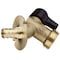 Apollo 1/2 in. Brass PEX Barb x 3/4 in. Garden Hose Thread Quarter-Turn Sillcock APXSCV1234 - alternate 3